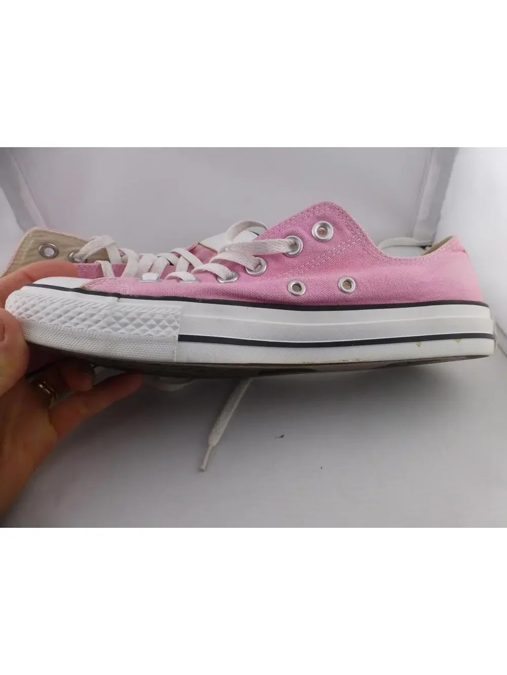 Converse All Star Low Top Sneakers Women's US 8 Pink Canvas M9007 Casual ShoesM3 - Picture 10 of 12